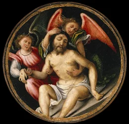 Le corps du Christ soutenu par des anges, vers 1513-1516